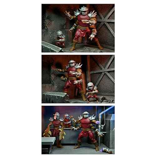 NECA - Teenage Mutant Ninja Turtles - Mirage Comics Shredder Clones & Mini Shredder 7" Deluxe Action Figure