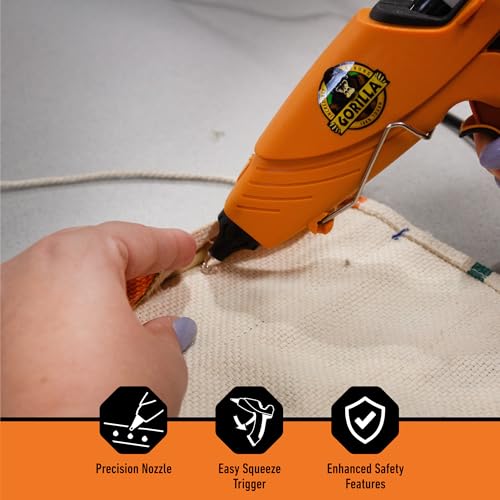 Gorilla Dual-Temp Full-Size Glue Gun Kit with 45 Sticks
