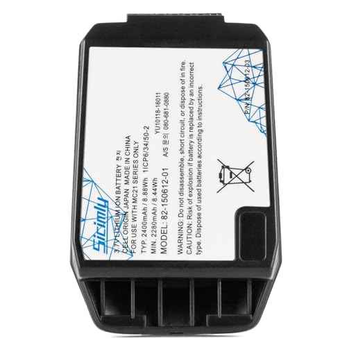 2400mAh Replacement Battery for Symbol MC2100 MC2180 MC21 MC2080 Scanner,Part NO.BTRY-MC21EAB0E and 82-150612-01.