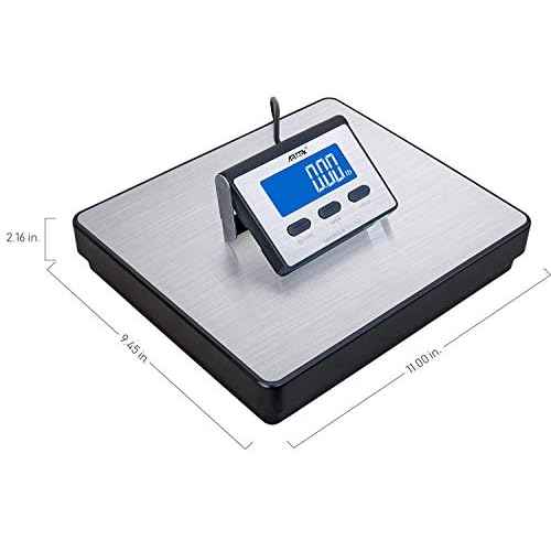 Acteck A-BC200 200LB x 0.2 OZ Digital Heavy Duty Shipping Postal Scale, Stainless Steel