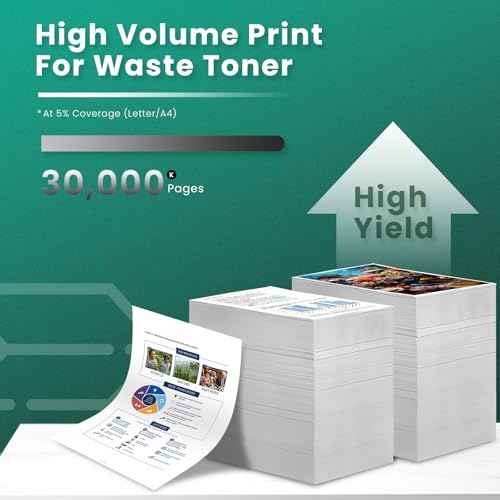 GREENBOX Compatible 008R13325 Waste Toner Container Replacement for Xerox C315 008R13325 for C310 C315 Printer (Black, 30,000 Pages, 1 Pack)