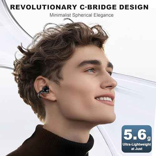 Translation Earbuds Real Time, AI 144 Language Translator Earbuds, Audifonos Traductores Ingl?s Espa?ol, 3-in-1 Open Ear Translation Headphones for Travel Learning, iOS/Android Compatible