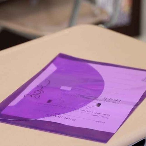 Plastic Envelopes with Hook-and-Loop Closures - 12 Plastic envelopes