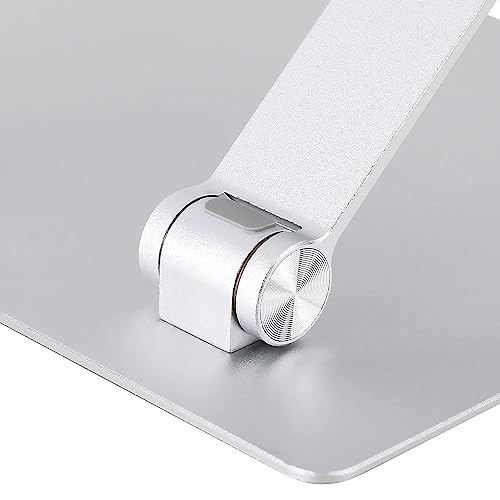 Amazon Basics Adjustable Laptop Stand 10x8.7x6 in for 10-15.6 Inch Laptops, Silver