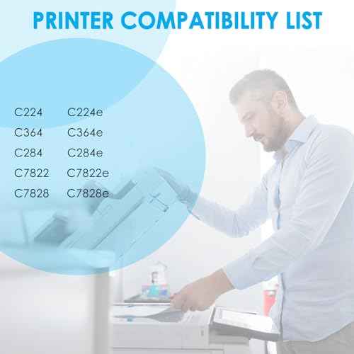 LeciRoba TN321 Black Compatible Toner Cartridge Replacement for Konica TN321 TN-321 TN321K Black Toner for Konica Minolta bizhub C224 C224e C284 C284e C364 C364e C7822 C7828 (1-Pack)