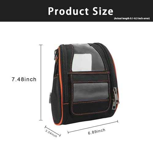 Carrying Case for Zebra ZQ630 & QLN420 - Portable Thermal Label Printer Bag with Shoulder Strap and Belt Clip, Easy Transport and Protection, Convenient Label Access