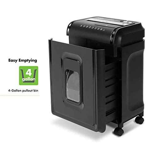 Aurora AU1260XA Anti-Jam 12-Sheet Crosscut Paper and CD/Credit Card Shredder