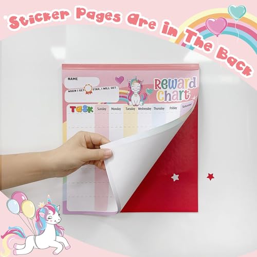 Yasest Unicorn Magnetic Reward Chart for Kids - Behavior & Motivation Tool