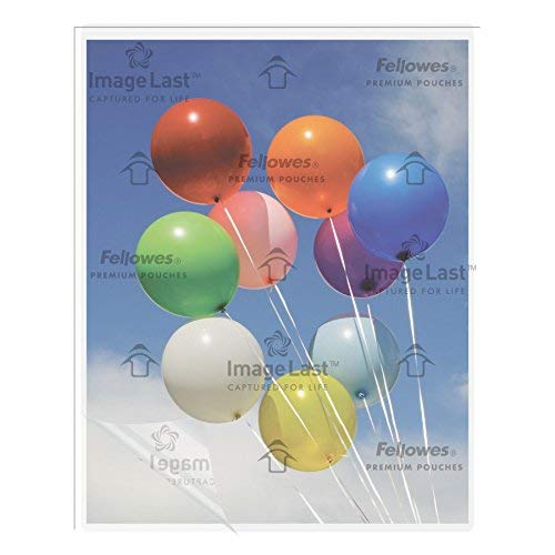 Fellowes Thermal Laminating Pouches, ImageLast, Jam Free, Letter Size, 5 Mil, 200 Pack (5245301)