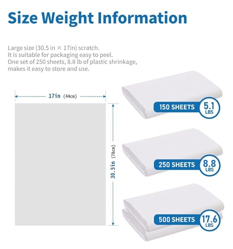 HANA PAPER 30.5" x 17" Large Size (150 sheets, 5.5lb) Packing Sheets