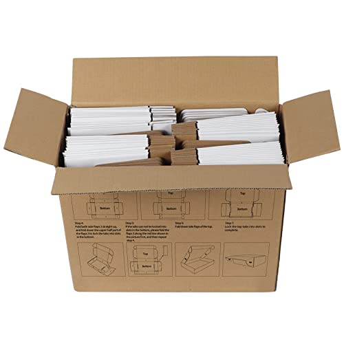 RLAVBL White 9x6x2 Shipping Boxes Set of 50 - Small Corrugated Mailer Boxes