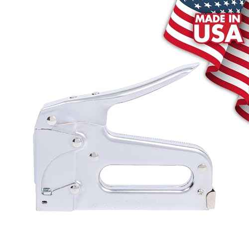 Arrow T50 Heavy Duty Staple Gun for Upholstery, Wood, Crafts, DIY and Professional Uses, Manual Stapler Uses 1/4¡±, 5/16¡±, 3/8", 1/2", or 9/16¡± Staples