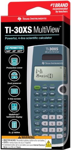 Texas Instruments TI-30XS MultiView Scientific Calculator for Math & Science