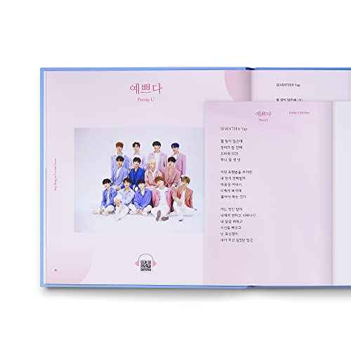 SEVENTEEN Lyrics Inside Book 1st Global Edition, SEVENTEEN's K-pop album, Special SEVENTEEN official merch for CARAT