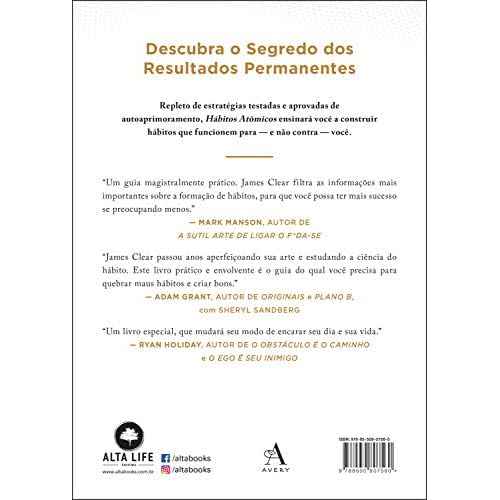 Habitos Atomicos: um Metodo Facil e Comprovado de Criar Bons Habitos e se Livrar dos Maus ? Em Portugues do Brasil