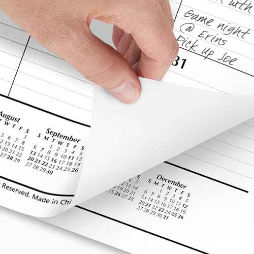 AT-A-GLANCE 2026 Desk Calendar, Monthly, Desk Pad, 21-3/4" x 17", Large, Ruled Blocks (SK240026)