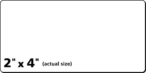 PRES-a-ply Laser Label, 2 x 4 Inches, White, Box of 2500, 2 Packs (30609)