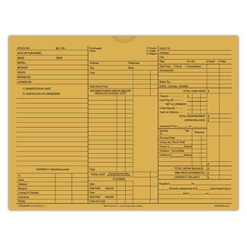 3-in-1 Deal Envelope Deal Jacket (100 per Pack) (W14)