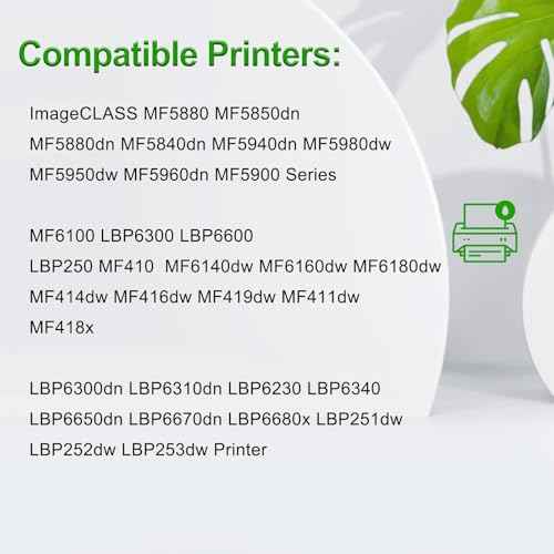 119 II Toner Cartridge Replacement Compatible for Canon 119II 3480B001 MF6160dw MF414dw MF5950dw MF5880dn MF5850dn MF416dw LBP253dw LBP6300dn MF5960dn Printer (2-Pack Black)