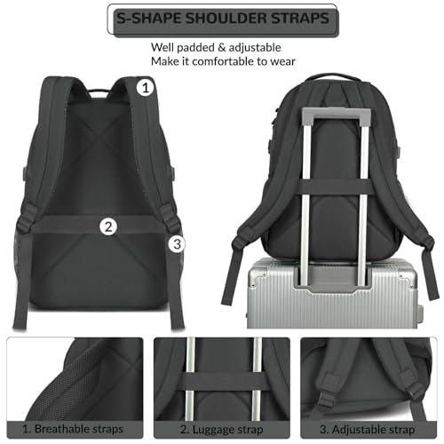 Lohol Water Resistant Daypack with Mulitiple Pockets for School