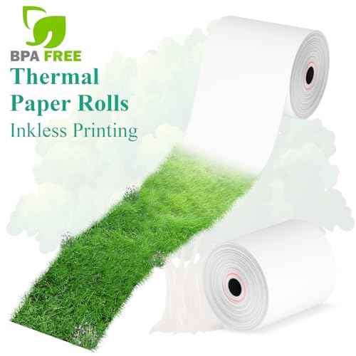 3 1/8" x 230' Thermal Paper Receipt Rolls, Premium Quality Thermal Printer Paper Compatible with Most POS Systems, Cash Registers,Credit Card Paper£¨20Rolls£©