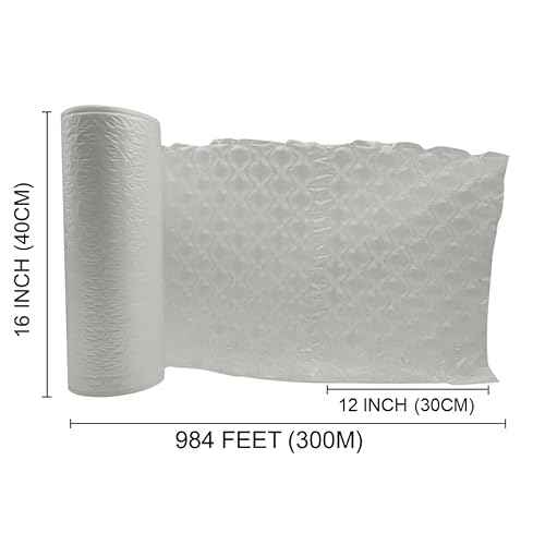 Air Cushion Machine Film Small Bubble Pillow Packaging Padding Roll | 984ft x 16" x 12¡±