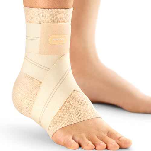 7-Zone Ankle Brace for Women&Men, Nude,M
