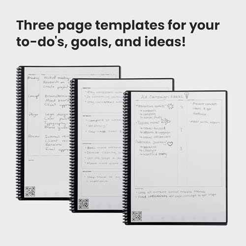 Rocketbook Fusion Hybrid Reusable Planner and Notebook in One, Additional Blank Pages, Goal and Project Tracker, Undated Planner, Letter Size 8.5x11, Pink (Pack of 1)