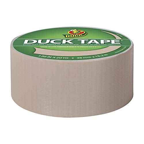 Duck Brand 283264 Color Duct Tape, Single Roll, Beige, 60 Foot