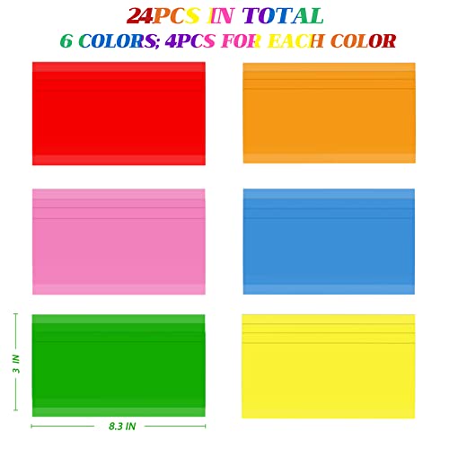 24 Color Overlays for Dyslexia Reading Strips - Reduce Visual Stress & Improve Focus