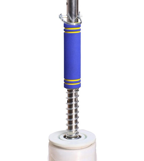 VOTOER Long Handle Pallet Stretch Wrap Dispenser, Stretch Film Packing Machine Shrink Wrap Dispenser Holder, for Film Width 12-20 inch