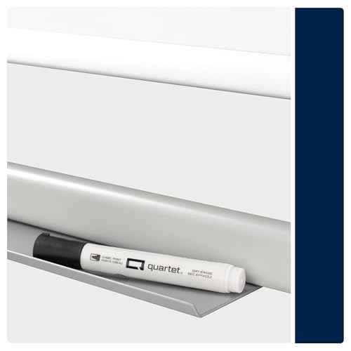 Quartet Nano-Clean Magnetic Dry-Erase Board, 48" x 36" (4' x 3'), Double-Sided, Silver Frame (Q284836A01-R)