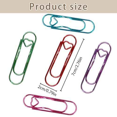 20 PCS Metal Pen Holder Clips for Notebook - Colorful Planner Pen Holder & Paper Clip Set - Multi-Purpose Pencil Clips for Journal Planner Office School Supplies (5 Colors)