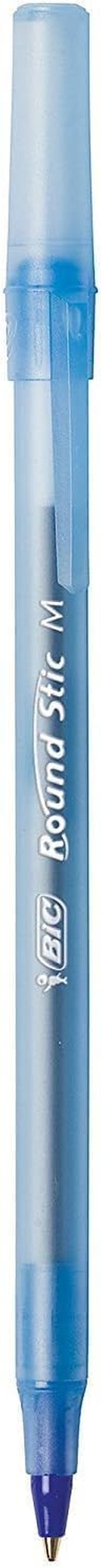 BIC Round Stic Xtra Life Pens - Medium Point 1.0 mm | 30 Black & 30 Blue Ink Pens, 60 Pack