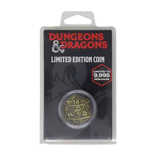 Dungeons & Dragons 20-Sided Die Limited Edition Collector Coin
