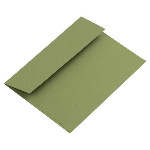 LUXPAPER A7 Invitation Envelopes for 5 x 7 Cards in 80 lb. Avocado, Printable Envelopes for Invitations, w/Peel and Press Seal, 250 Pack, Envelope Size 5 1/4 x 7 1/4 (Green)