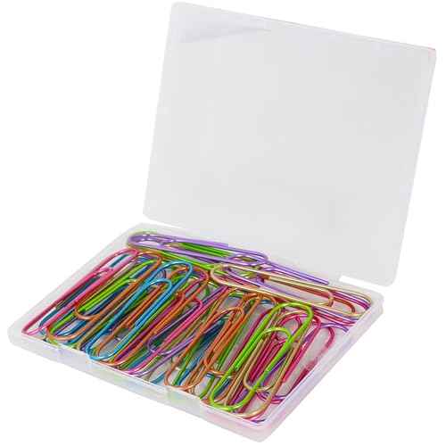 Ufmarine 42 Pcs Jumbo Paper Clips, Giant Pape Clips 4 inch for Office