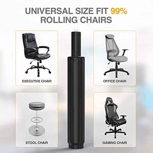 Office Chair Cylinder Replacement,Heavy-Duty Gas Lift Cylinder Fits Most Chairs,Highest End Class 4 Hydraulic Pneumatic Piston, Universal Size