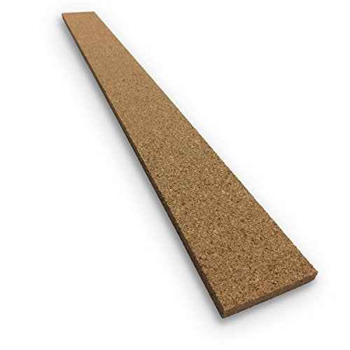 Jelinek Cork Thick Bulletin Board Strips (8 Pack) 36 x 3.5 x 0.5 Inches