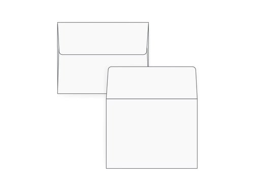 A2 Invitation Envelopes (4 3/8 x 5 3/4) - 60lb. Bright White (1000 Qty.)