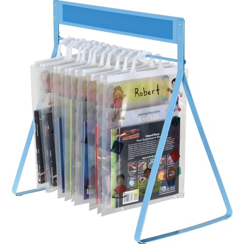 Really Good Stuff Store More Sturdy Hang-Up Totes Rack, 20"W x 12"D x 20"H - Tip and Scratch Resistant Base - Classroom Organization, Preschool and Elementary Classroom Must Haves, Teacher Supplies