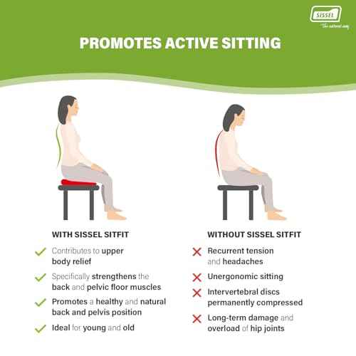SISSEL SITFIT 14in Red | Active Sitting & Training | Strengthens Back & Pelvic Floor Muscles | Versatile Use: Legs & Veins | Adjustable Pressure | Includes Exercise Poster