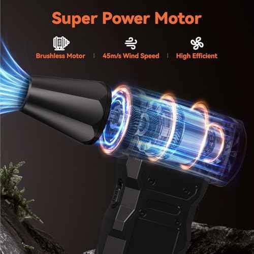 Compressed Air Duster-100000RPM Electric Air Duster for PC&Keyboard Cleaning£¬4-Speed Cordless Turbo Fan Rechargeable Reusable Compressed Air Blaster for Car, Air Bed, Outdoors, Home.X3
