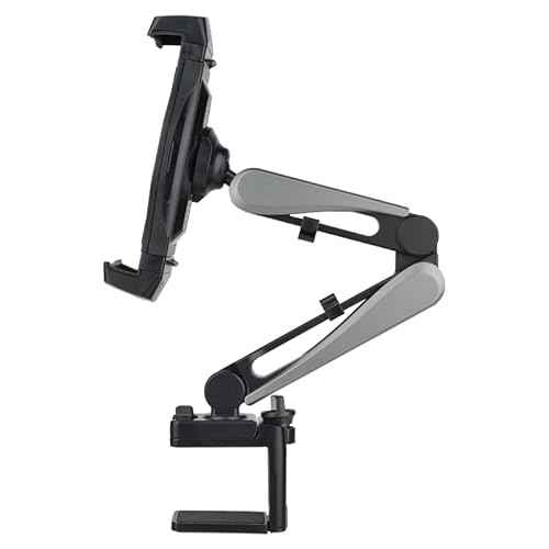Document Copy Holder and Tablet/Cellphone Holder 2-in-1 (Black), Full Motion, Pull to Adjust Height, Angle and Direction