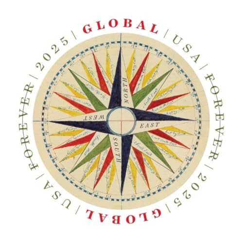 1794 Compass Rose International Postage Stamps - Sheet of 10 USPS