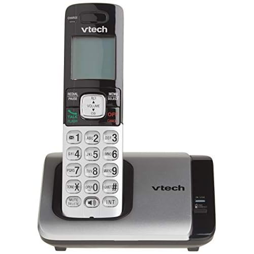 VTech CS6719-2 2-Handset Cordless Phone with Caller ID/Call Waiting, Handset Intercom & Backlit Display/Keypad, Silver