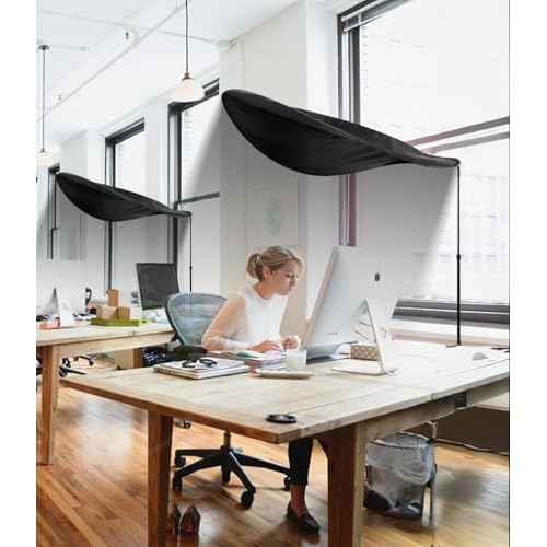 Adjustable Cubicle Shade and Desk Shade, 2025 New Office Cubicle and Desk Shade, Desk Canopy to Block Light and AC Airflow, for Cubicle Cover & Light Shield for Partitions to Block Overhead Light