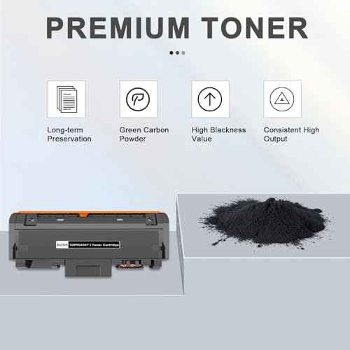 B205 / B210 / B215 Black High Yield Toner Cartridge (3,500 Pages/Pack) Replacement for Xerox 106R04347 106R04346 Toner Cartridges Work for B205NI B210DN215DNI Printer (1BK)