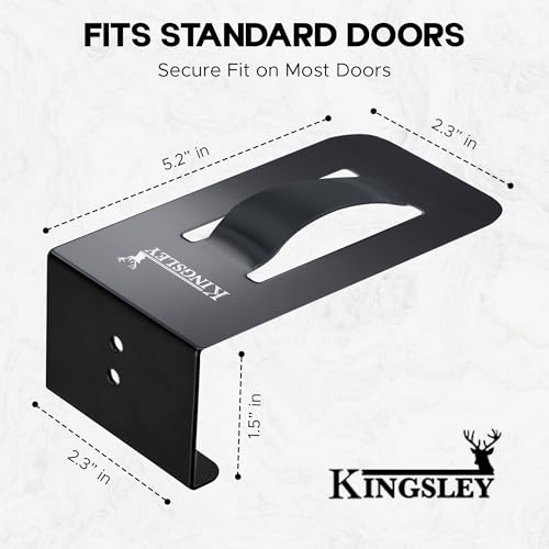 Kingsley KL-180 Over-the-Door Lockbox Bracket – All-Metal Key Storage Hanger