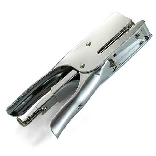 Officemate Classic Plier Stapler Bundle with 10,000 Staples, Metal, Silver (97768)